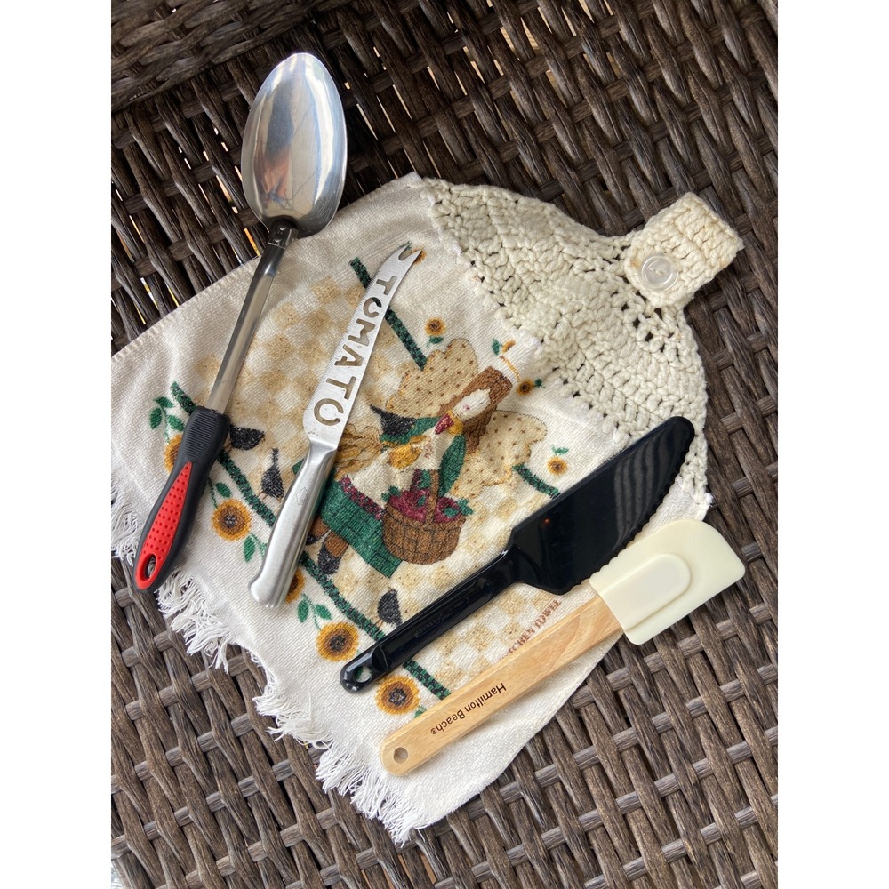 Kitchen Utensil Lot Tupperware Hamilton Beach Kuchenprofi Tomato Knife Towel